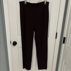 J. Jill Women's Dark Brown Straight Leg Pants
